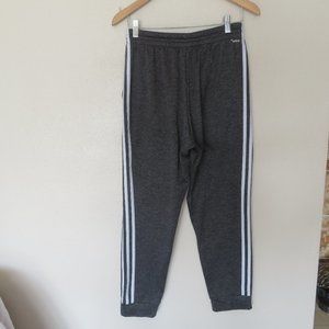 adidas Gray Jogging Pants Fleece Lined